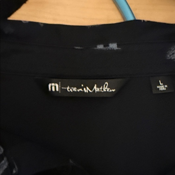 Travis Matthew Men's Black Graphic Polo Shirt - Picture 5 of 5